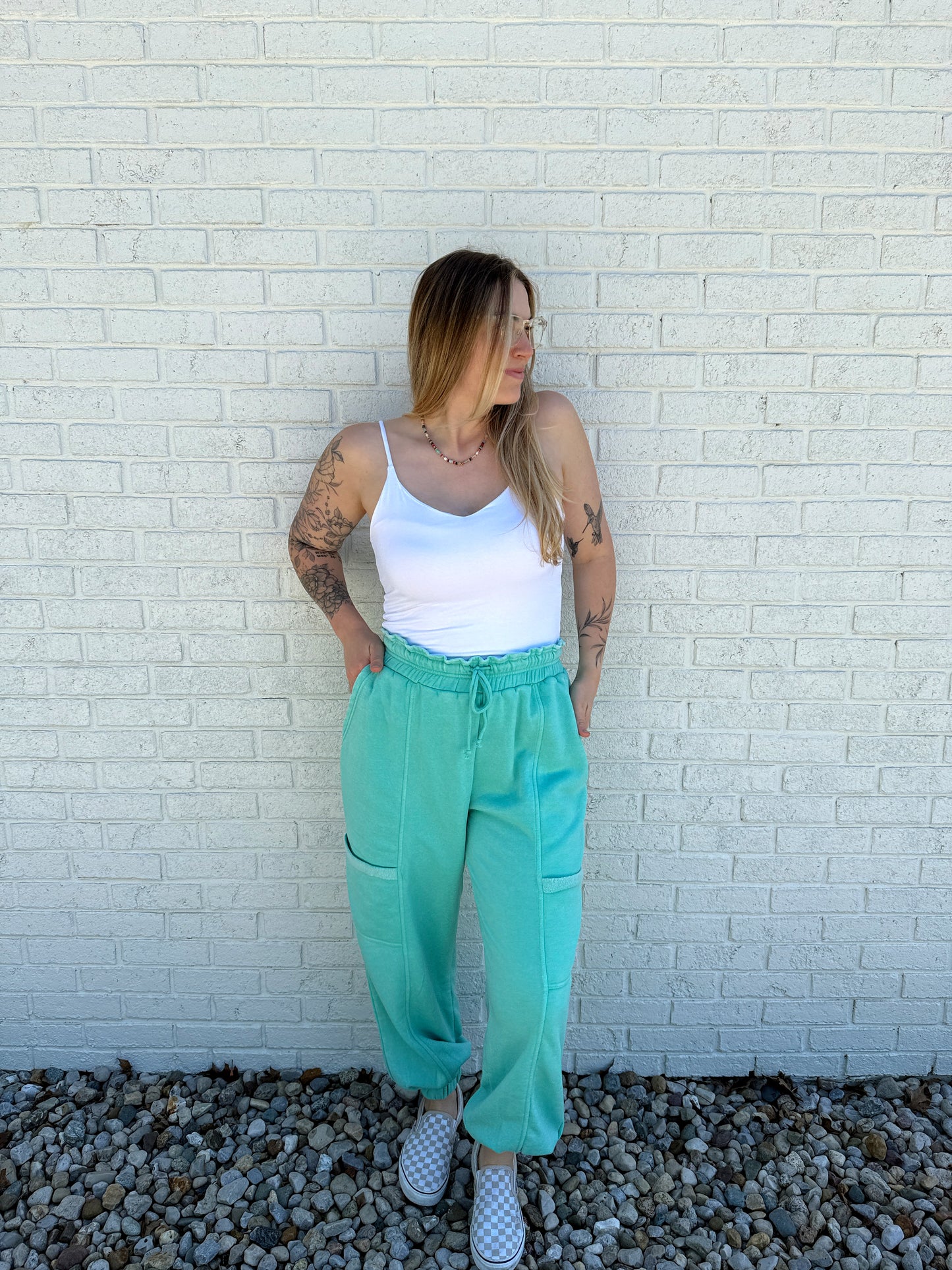 Turquoise Dreamy Joggers