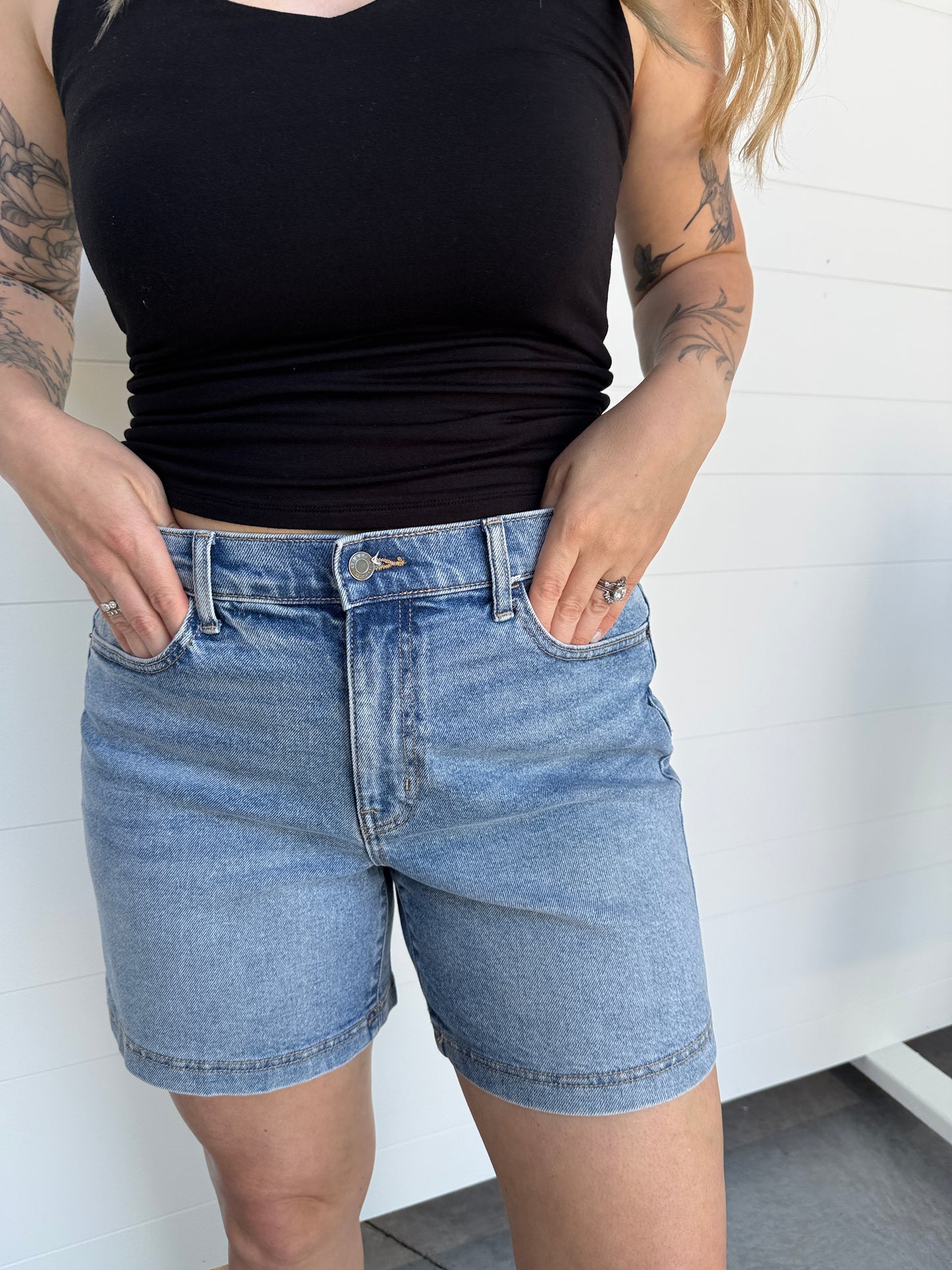 Market Day Midi Shorts