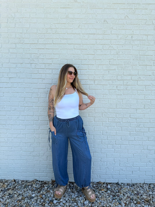 Cargo Wide Leg Jogger