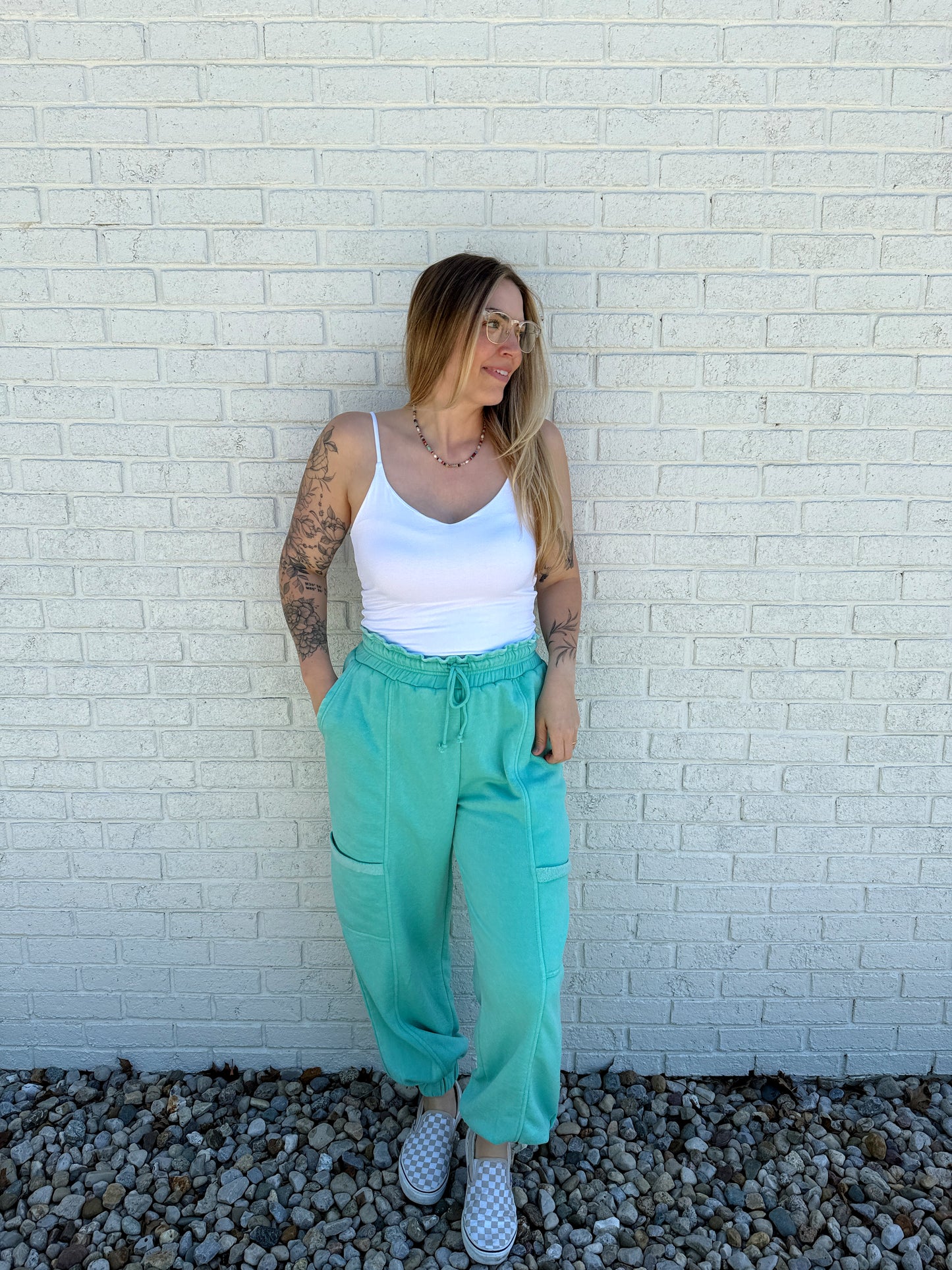 Turquoise Dreamy Joggers