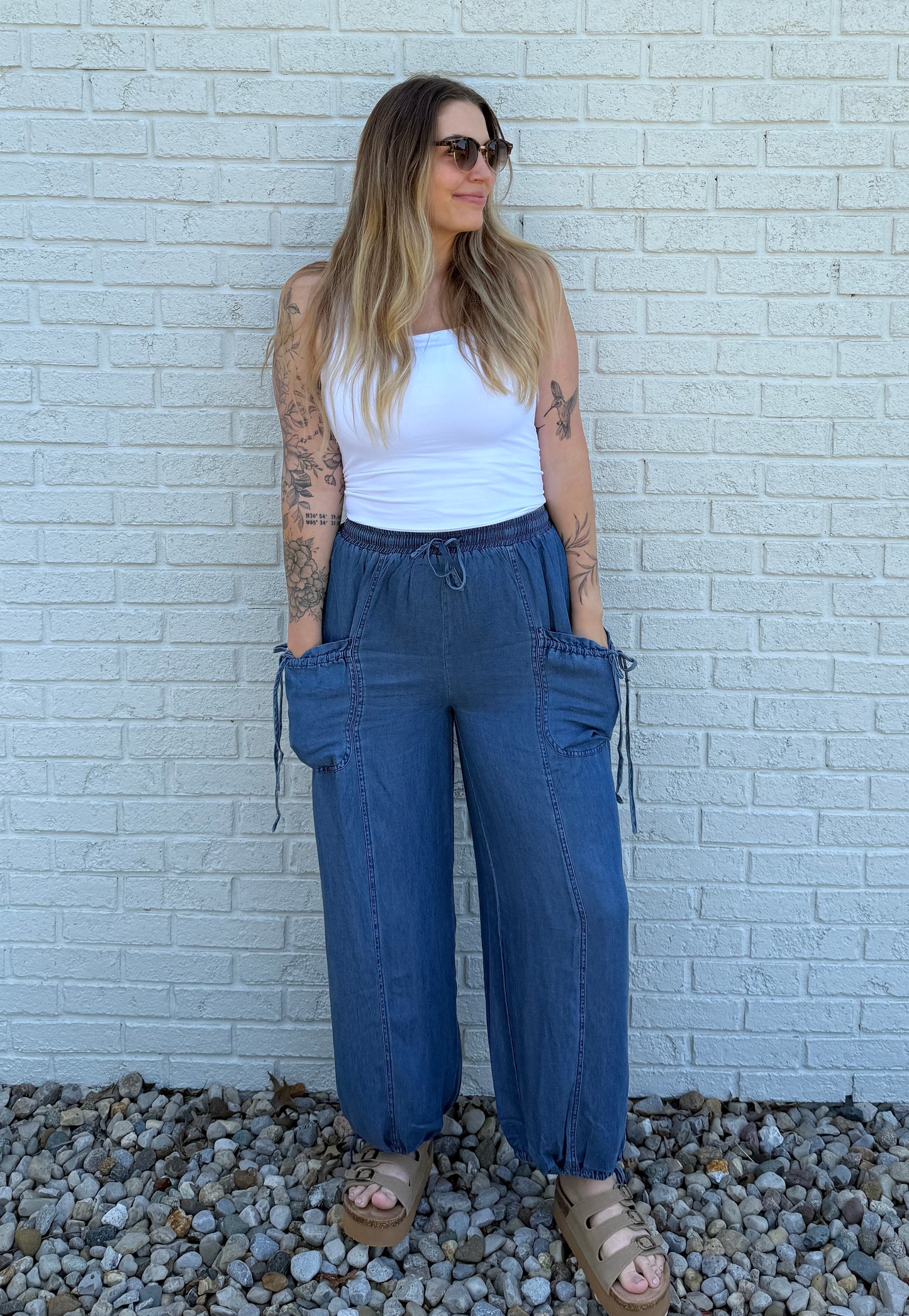 Cargo Wide Leg Jogger