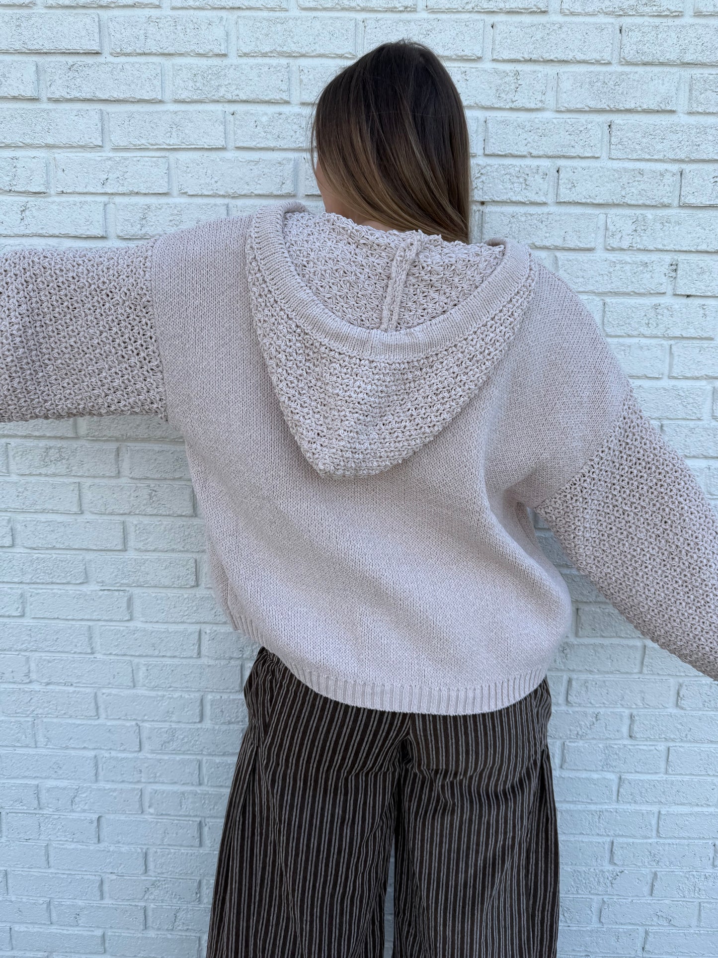 Dreamy Knit Hooded Sweater