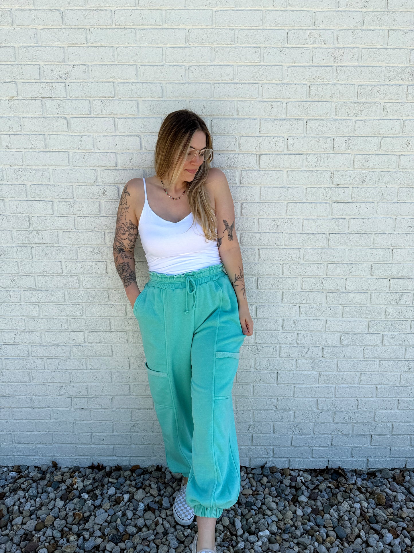 Turquoise Dreamy Joggers