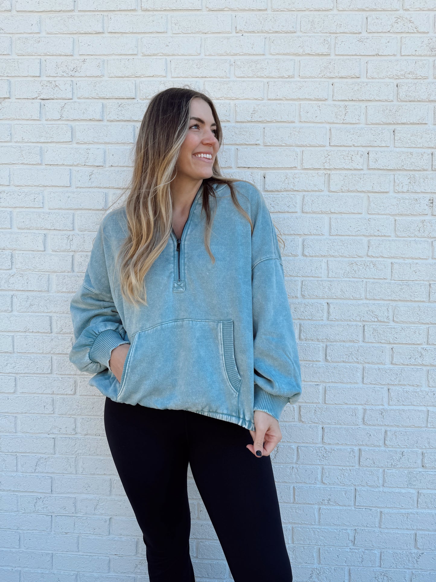 Callie Hoodie Light Blue