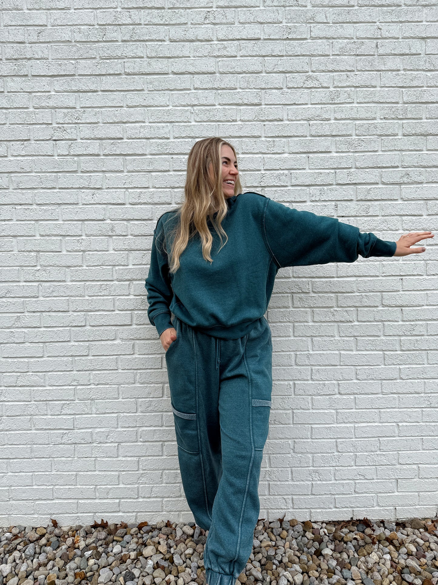 Teal Dreamy Joggers