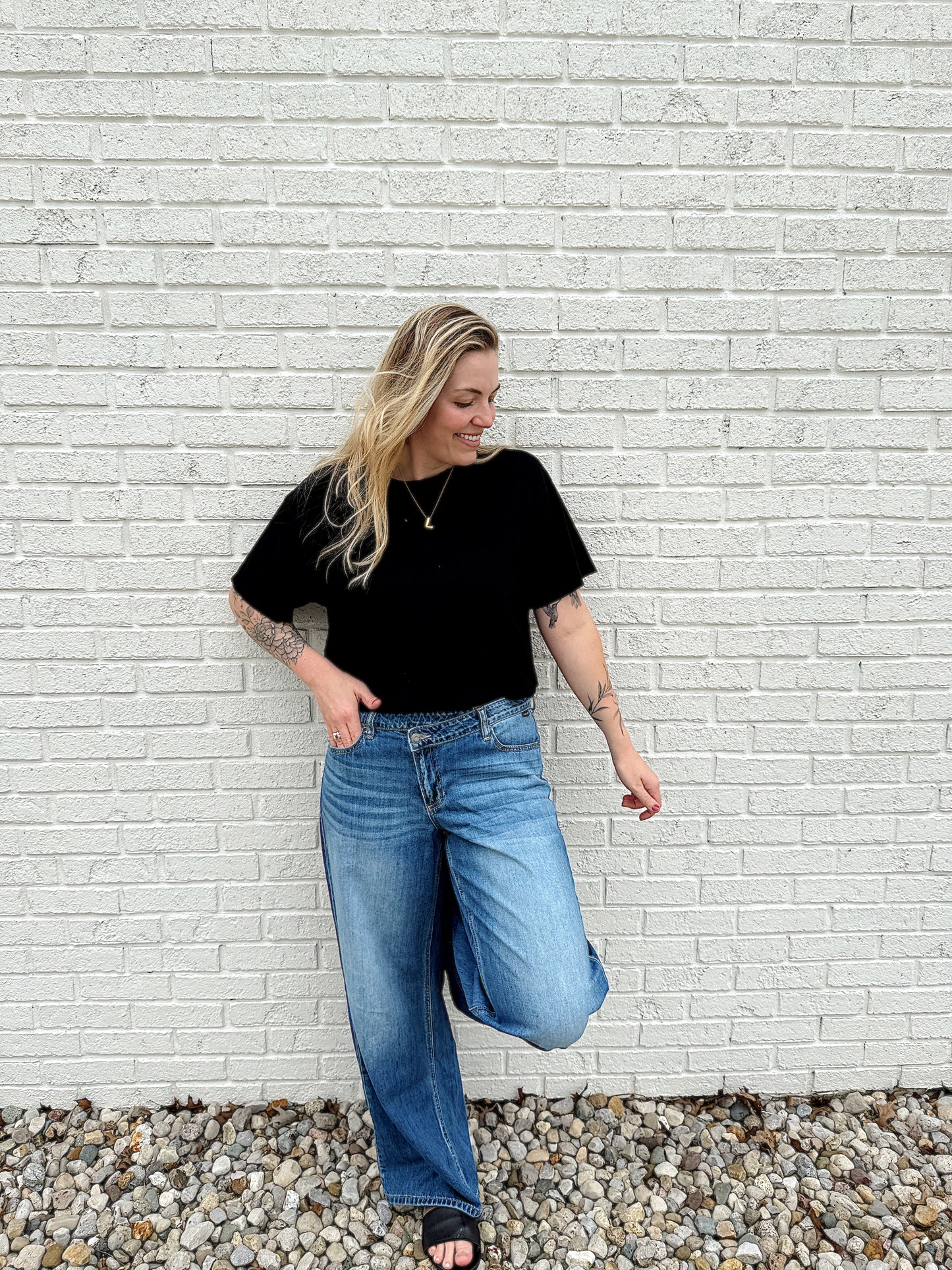 Black Oversized Tee