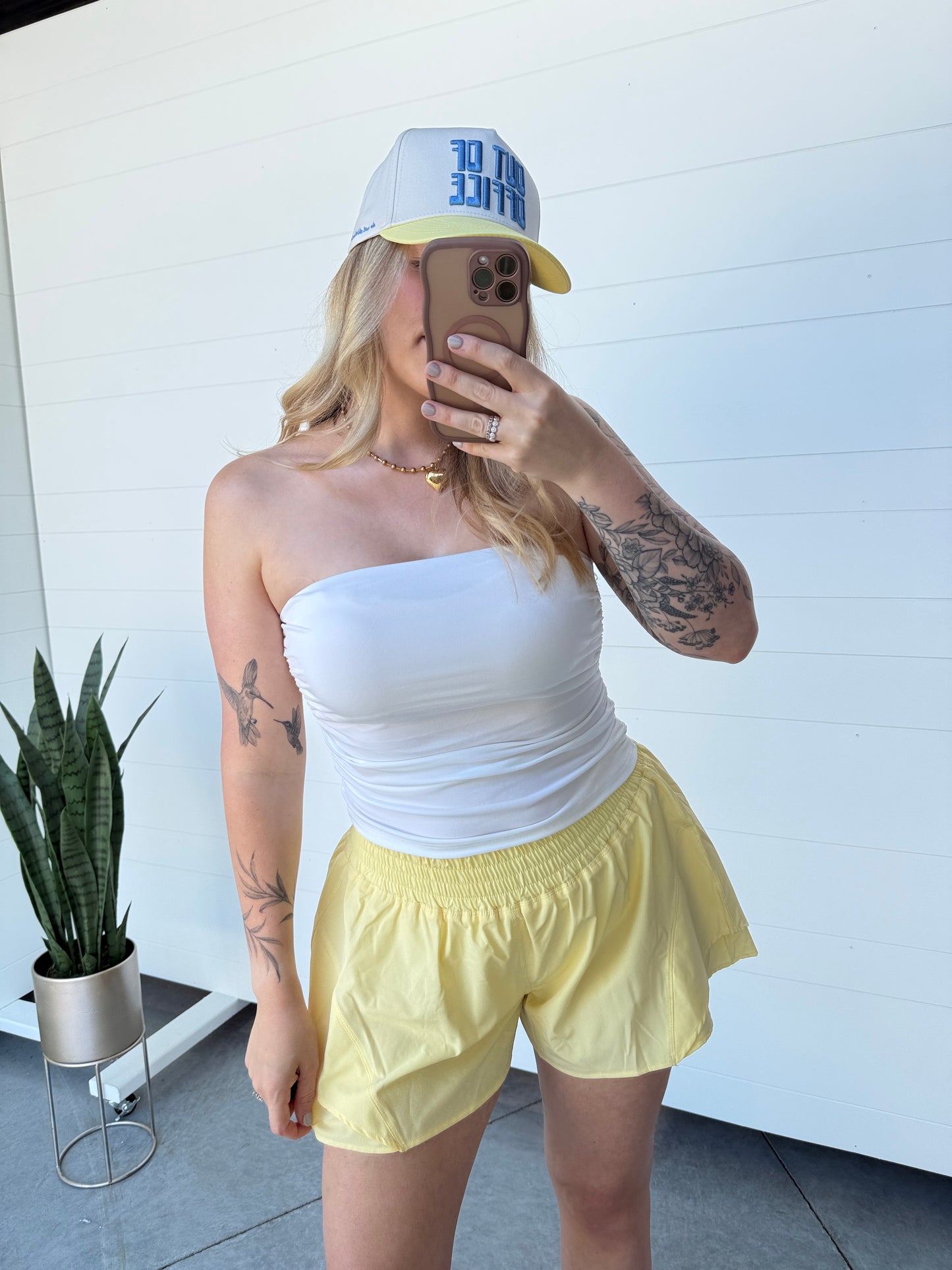 Breeze Flutter Short Yellow