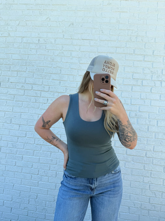 Ash Blue Tank
