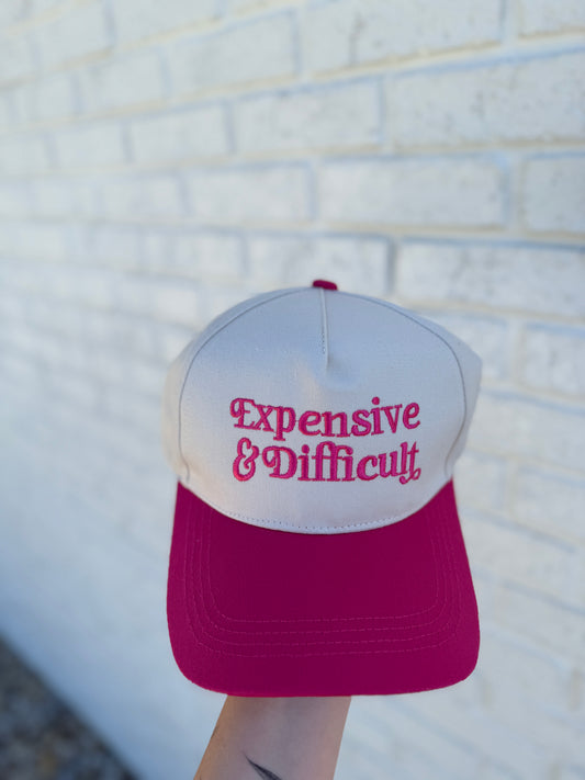 Hot Pink Expensive and Difficult Hat