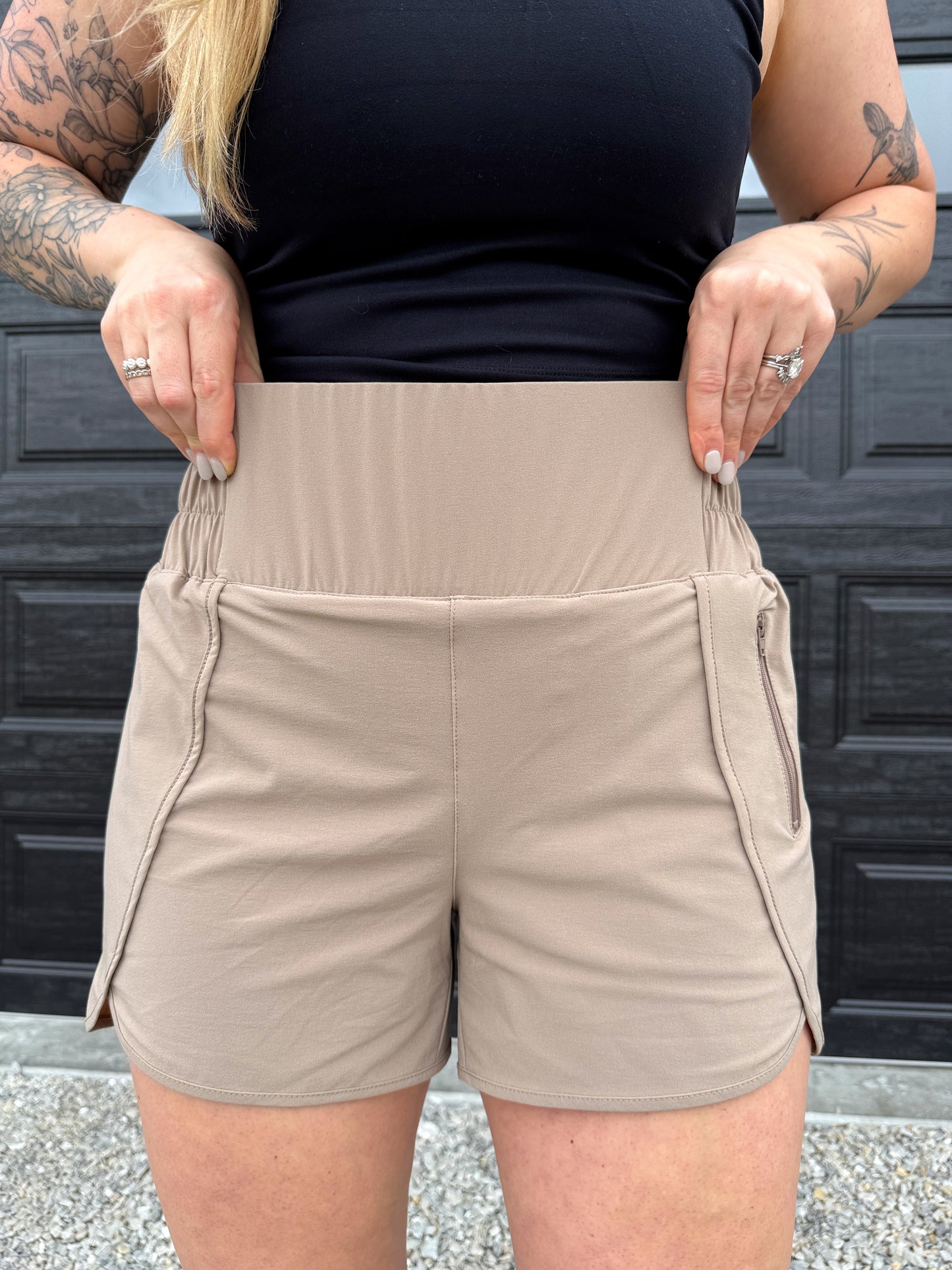 Spin Active Shorts Ash Mocha