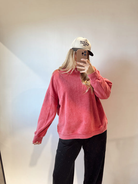 Homebody Crewneck Red
