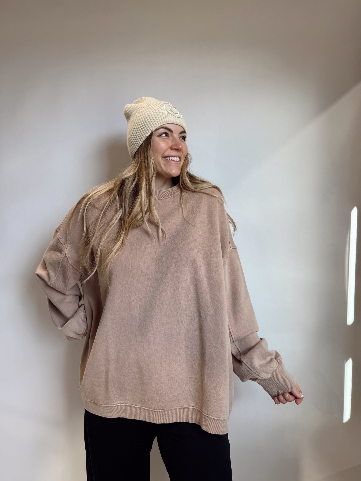 Homebody Crewneck Taupe