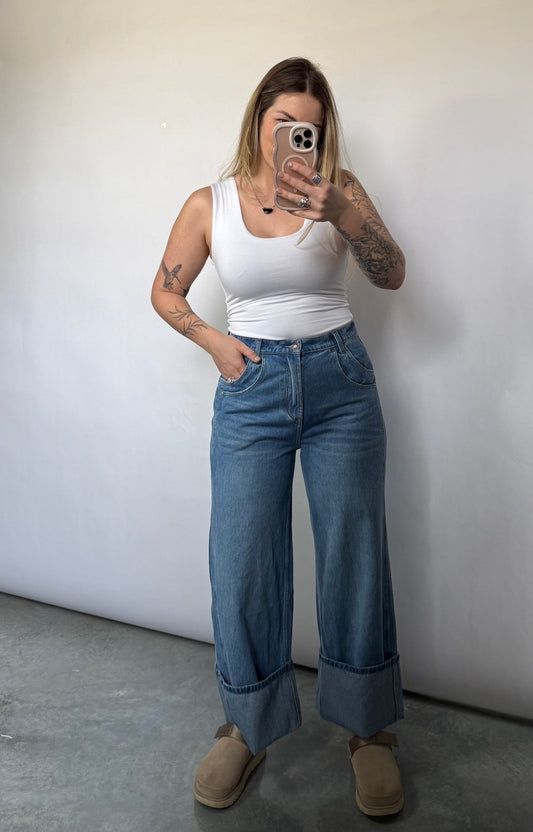 Sunny Cuffed Jeans