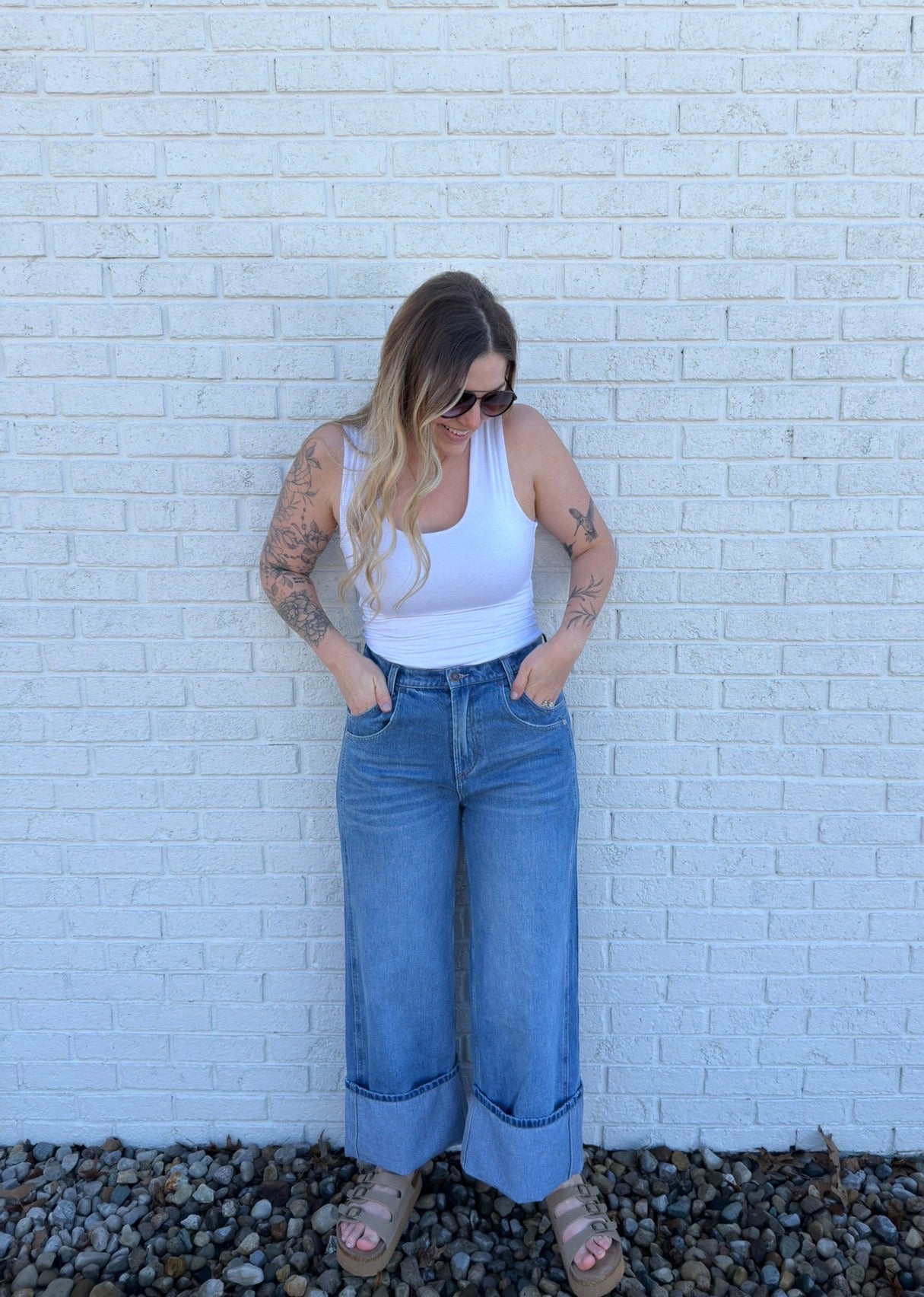 Sunny Cuffed Jeans
