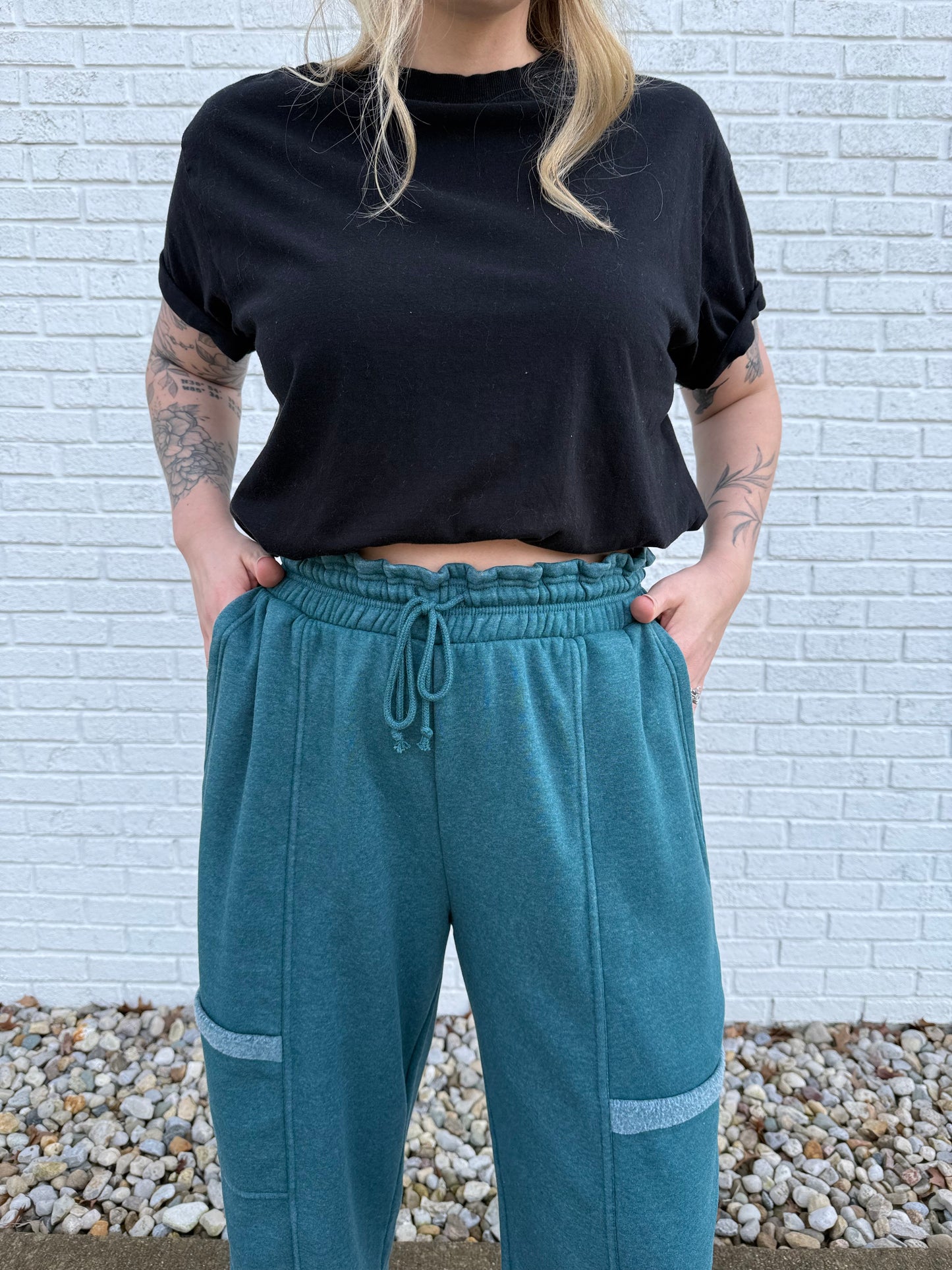 Teal Dreamy Joggers