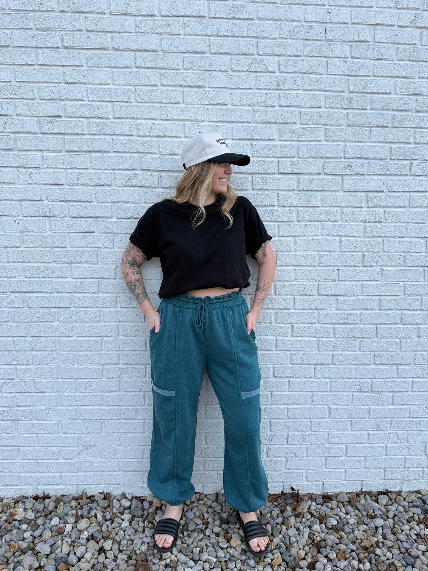 Teal Dreamy Joggers