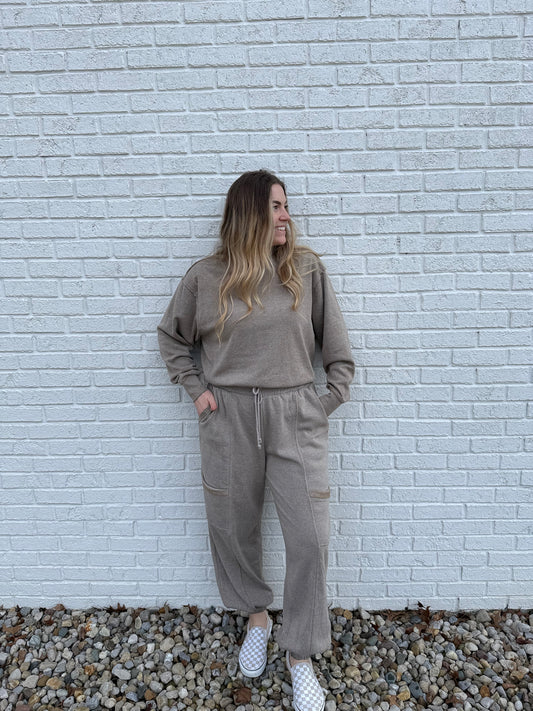 Ash Mocha Dreamy Joggers