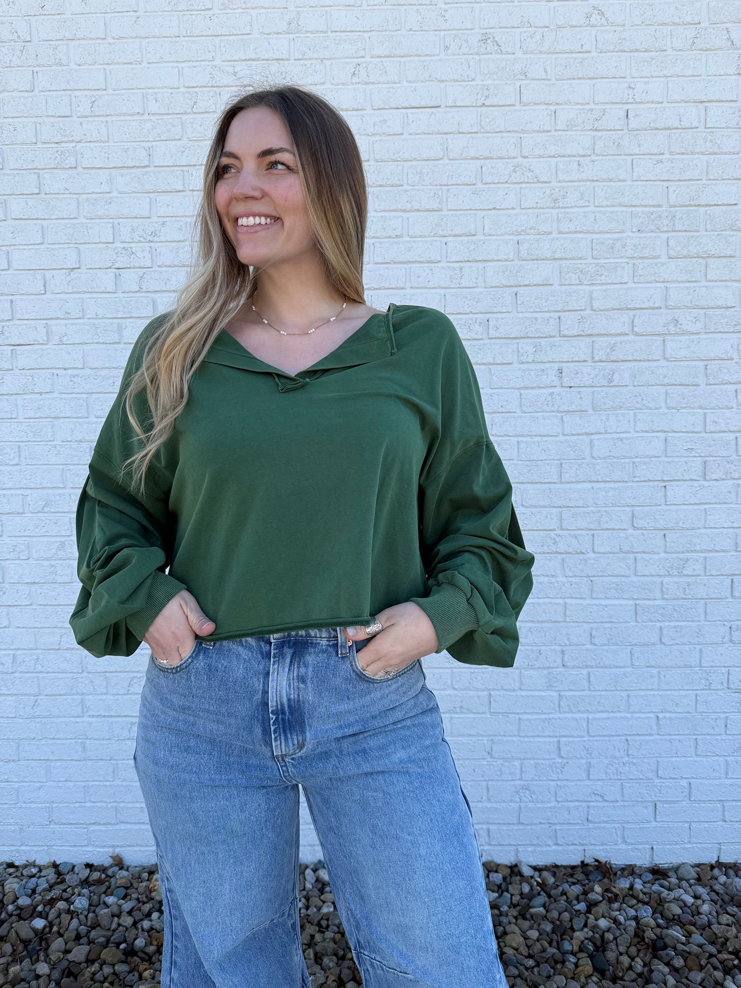 Green Burnout Top