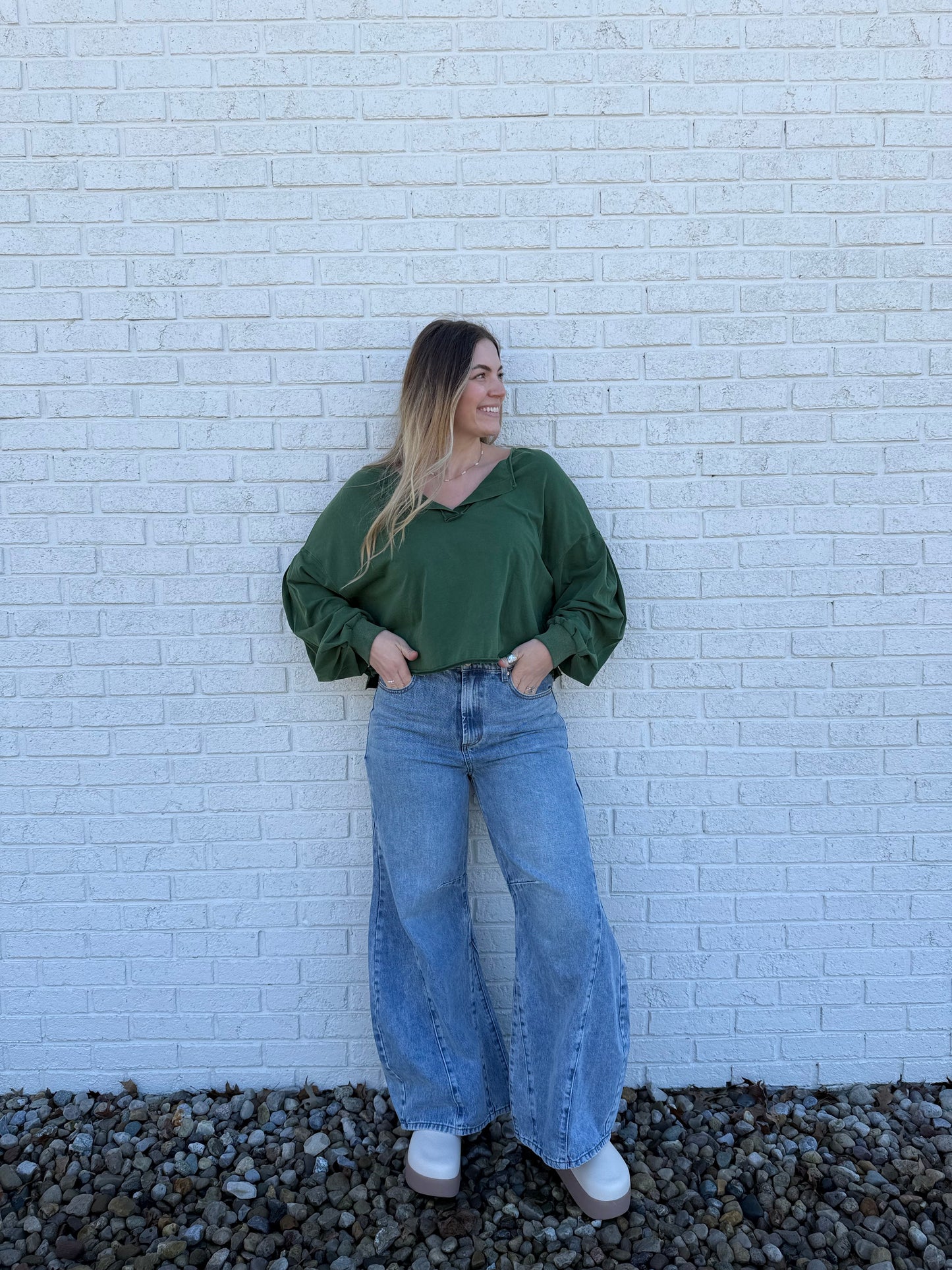 Green Burnout Top