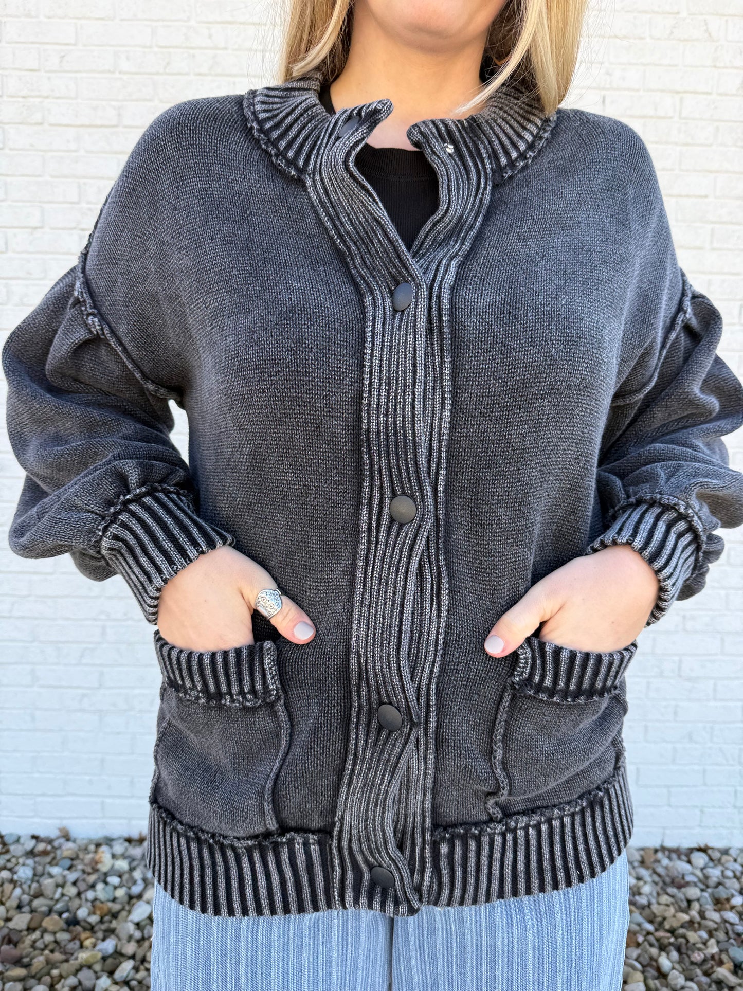 Black Judy Cardigan