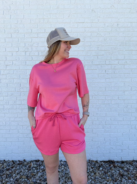 Comfort Club Shorts Flamingo