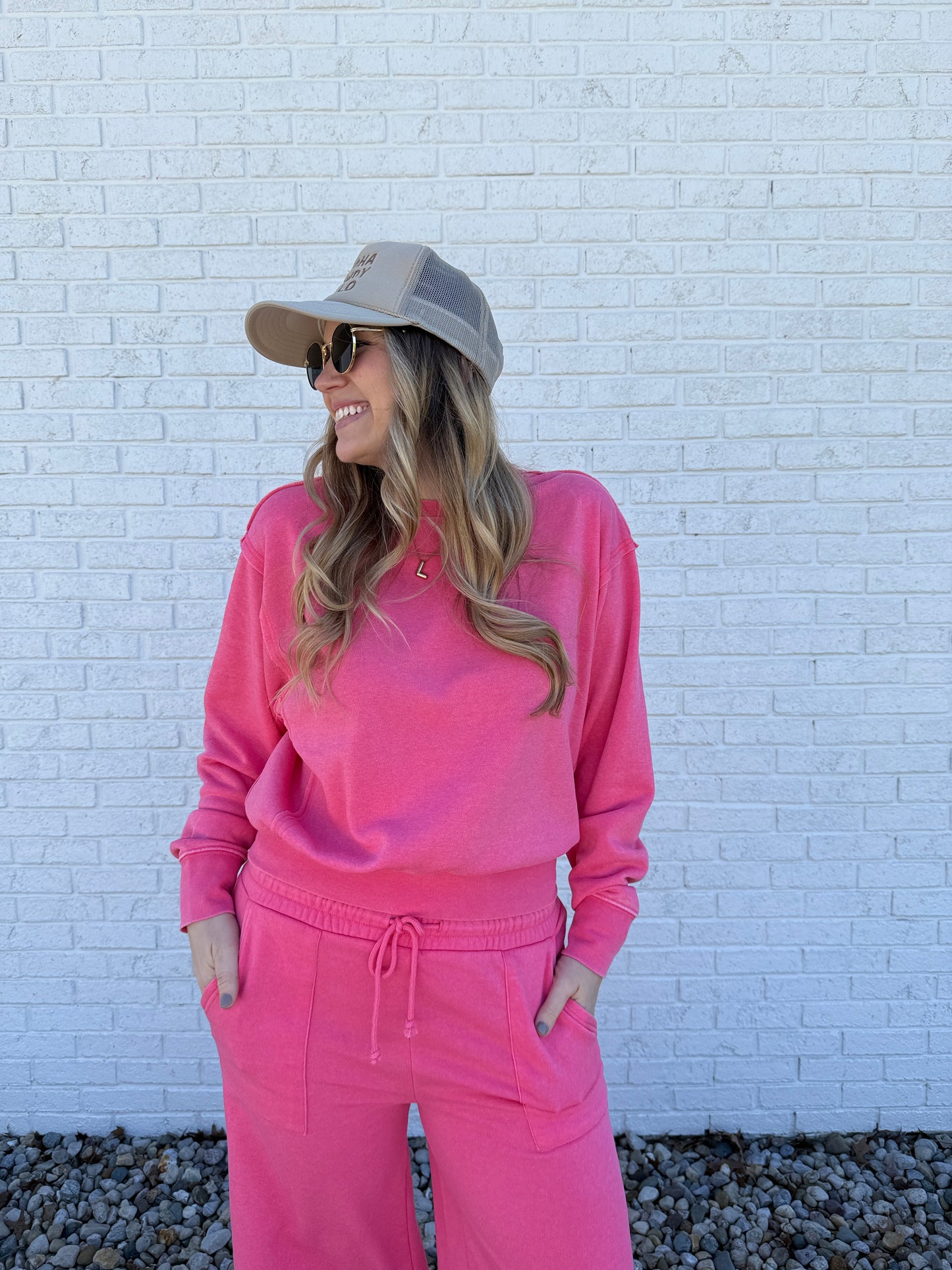 Dreamy Crewneck Flamingo