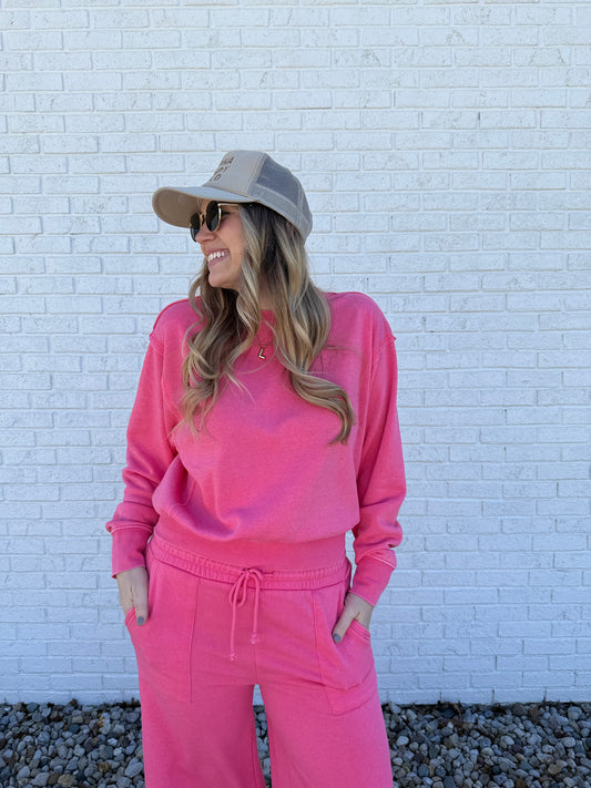Dreamy Crewneck Flamingo