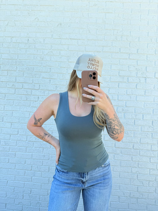 Ash Blue Tank
