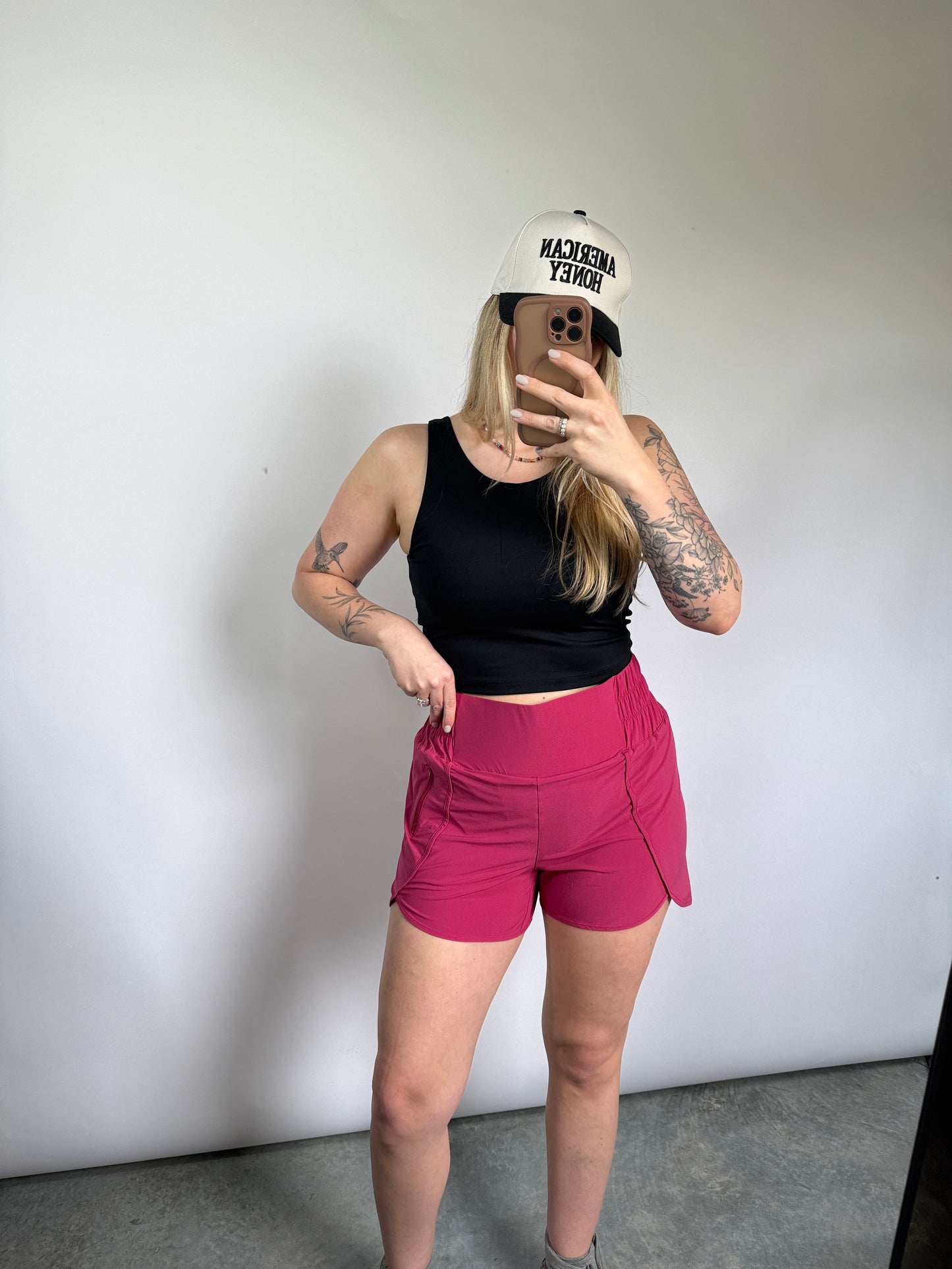 Spin Active Shorts Fuchsia