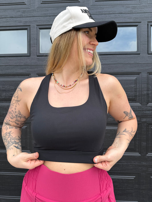 Newport Sports Bra Black