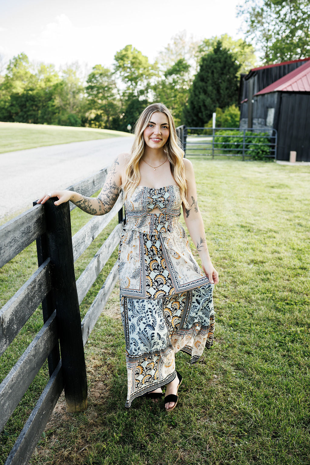 Midnight Strapless Dress