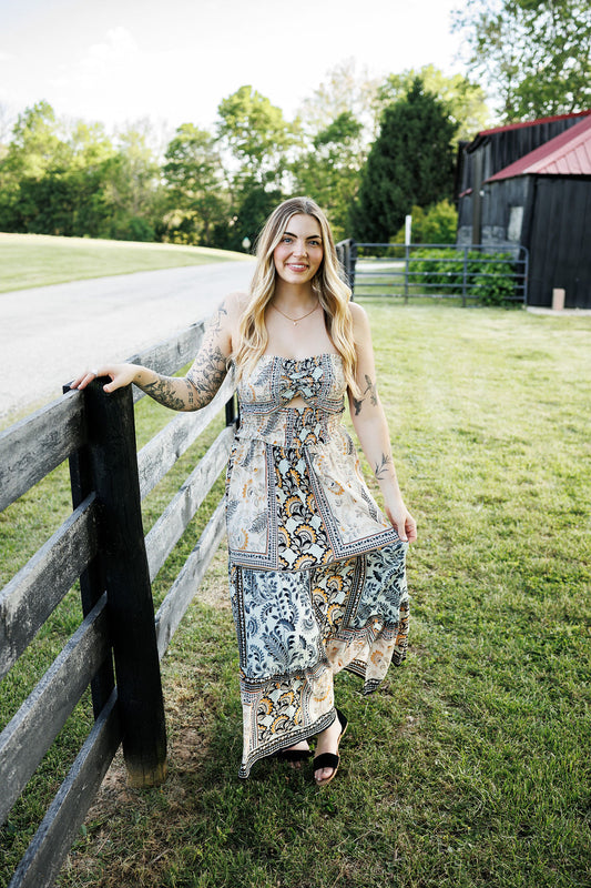 Midnight Strapless Dress