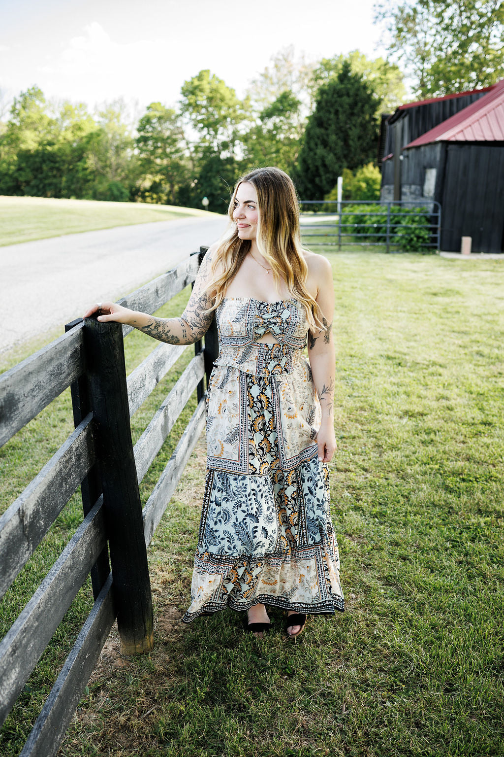 Midnight Strapless Dress