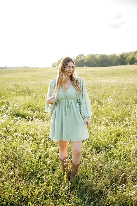 Magnolia Mini Dress Mint