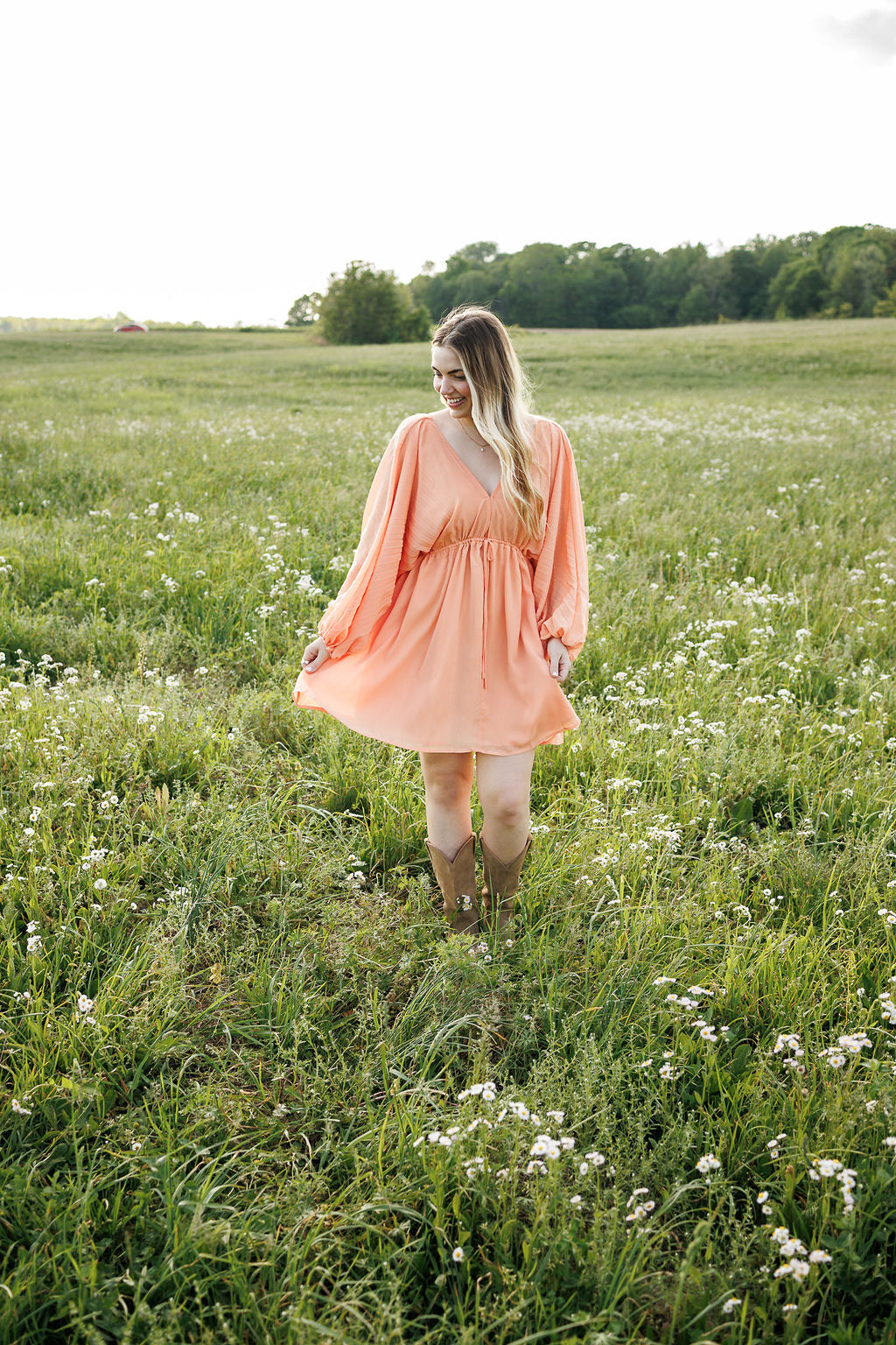 Magnolia Mini Dress Dreamsicle