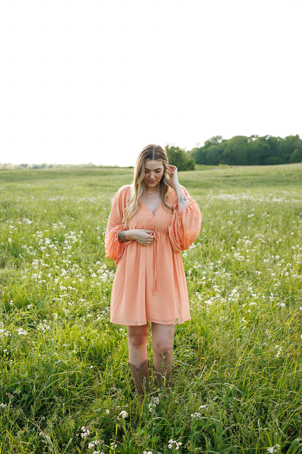 Magnolia Mini Dress Dreamsicle