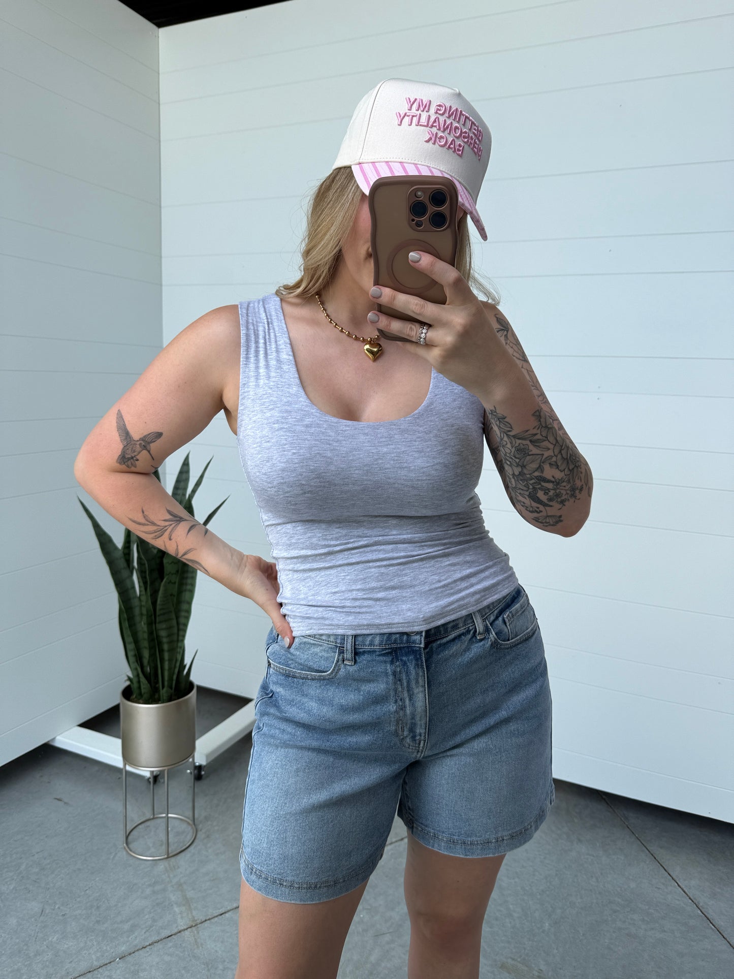 Heather Grey Tank
