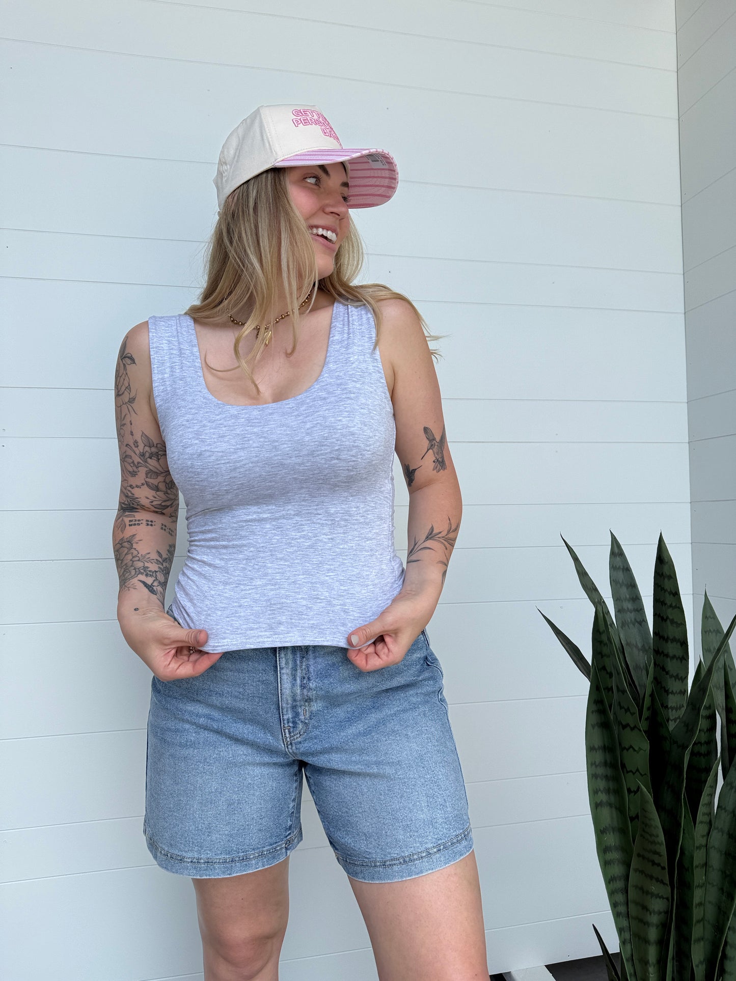 Heather Grey Tank