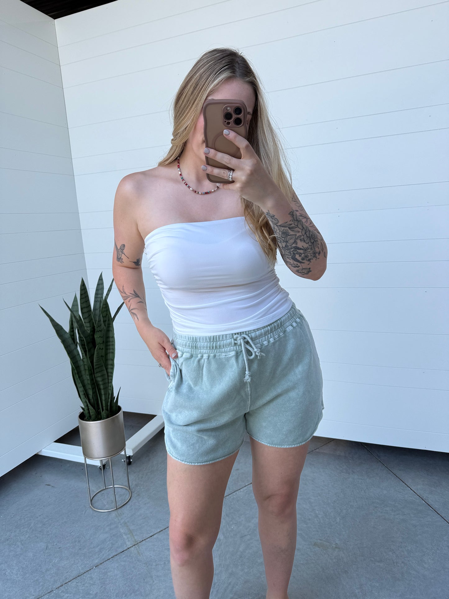 Chill Mode Shorts Sage