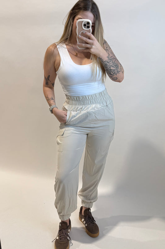 On the Go Jogger Coconut