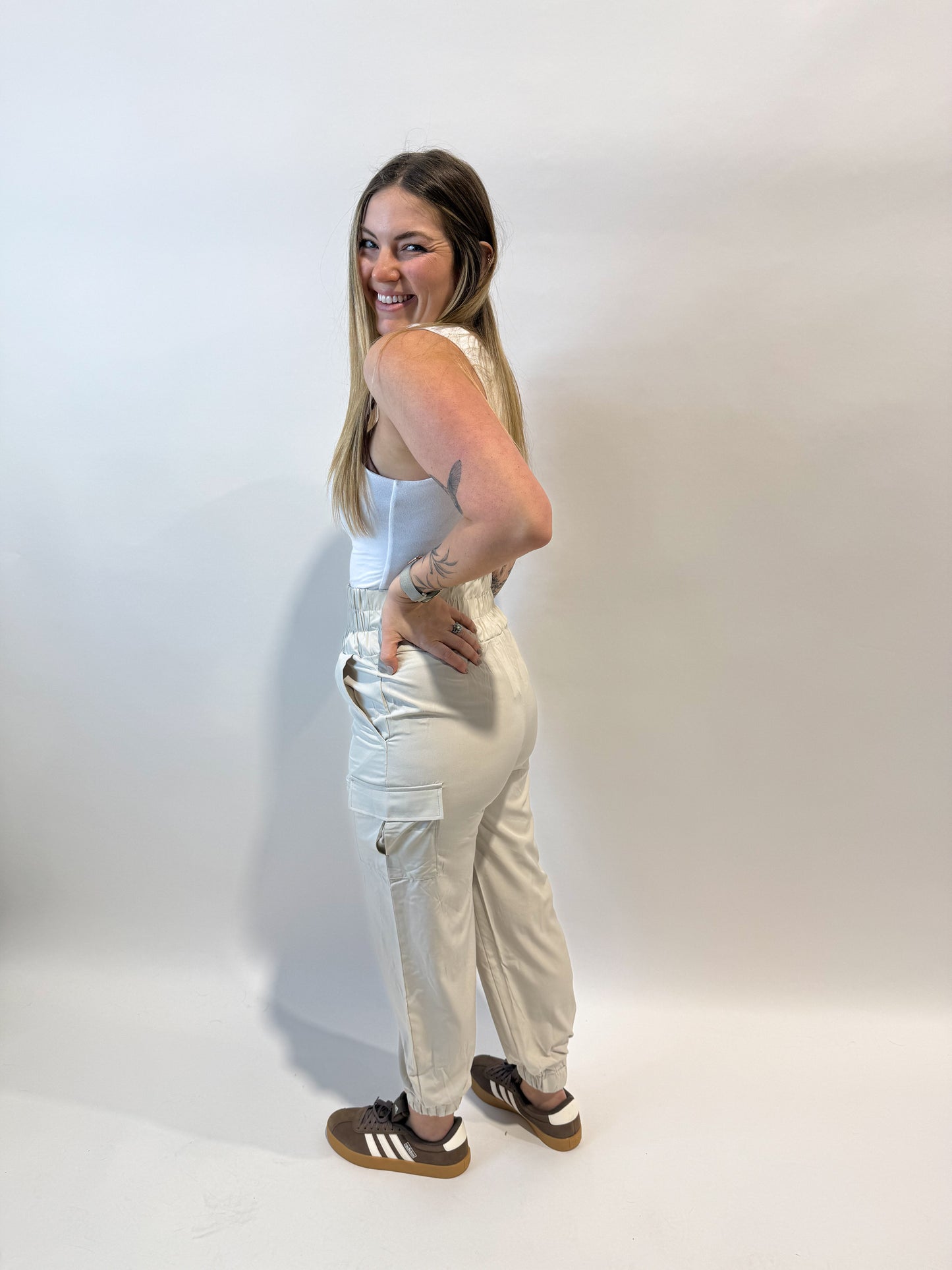 On the Go Jogger Coconut