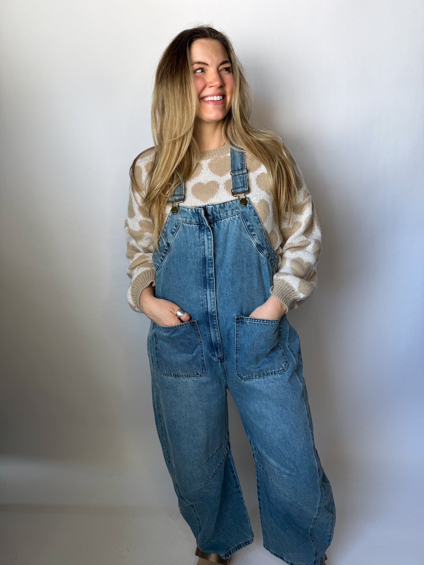 Worn-In Denim Overalls