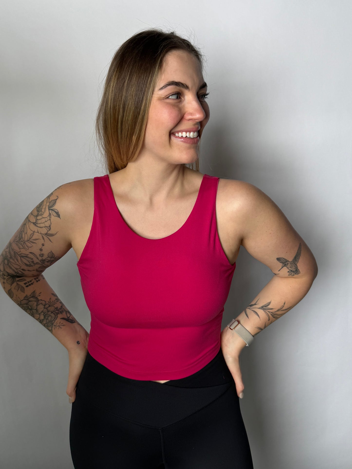 Venice  Active Tank Fuchsia