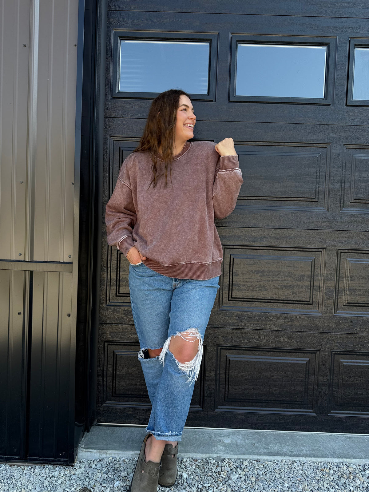 Carter Crewneck Brown