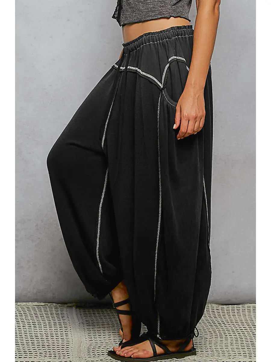 Black Boho Jogger